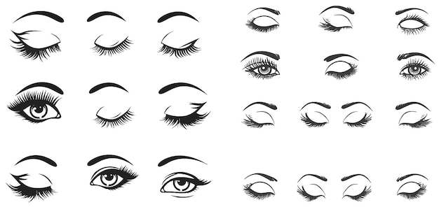 Иконы контурных глаз
