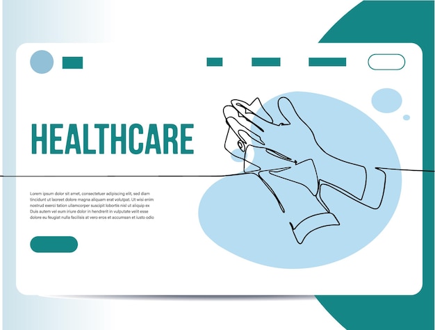 Vector outline landing page doctor consultation. different free available medical specialist. professional