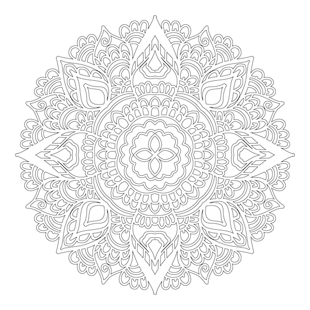 outline mandala