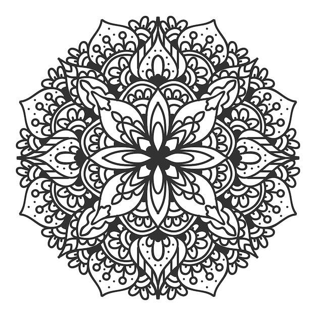 Outline Mandala