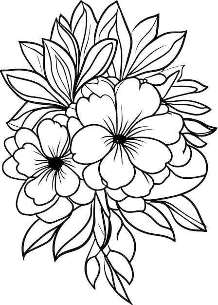 Vector outline ornamenten kleurpagina vector illustratie