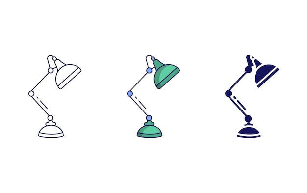 Outline Table Lamp icon