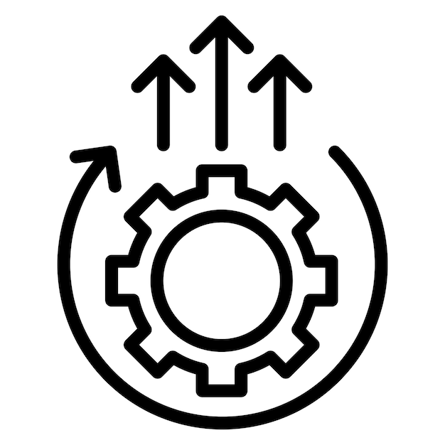 Vector output rate icon vector image can be used for mass production