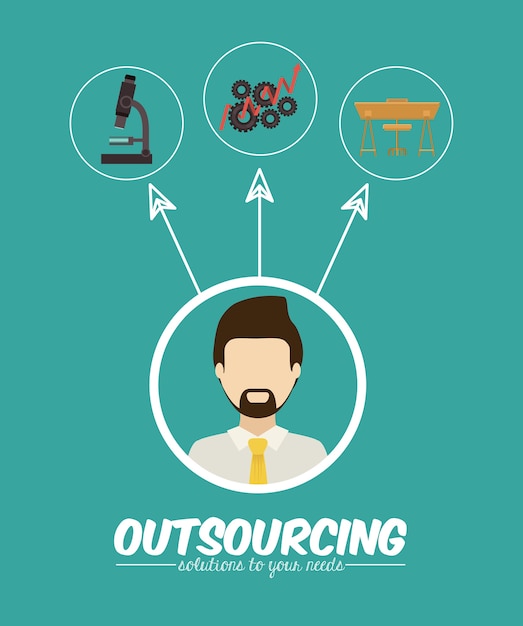 Vector outsourcing digital design