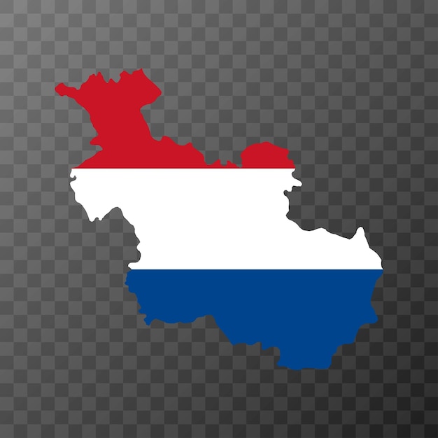Вектор Векторная иллюстрация провинции оверэйссел нидерландов