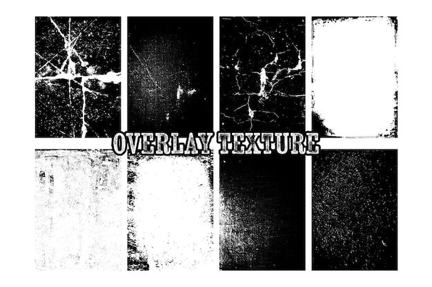 Overlay grunge vector background with dust and scratched textured effect