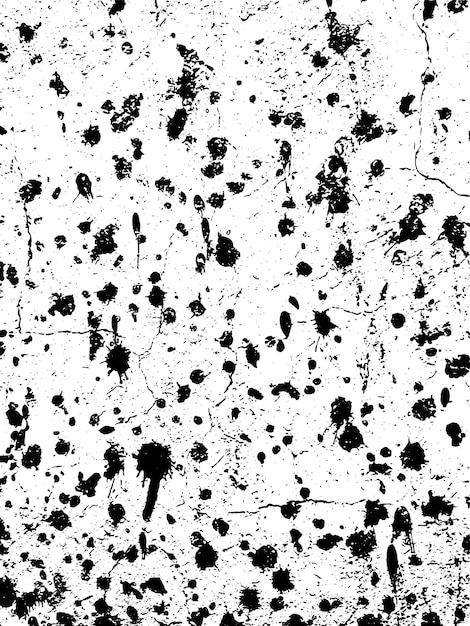 Overlay texture with scattered spots and splashes Vector grunge scratched background