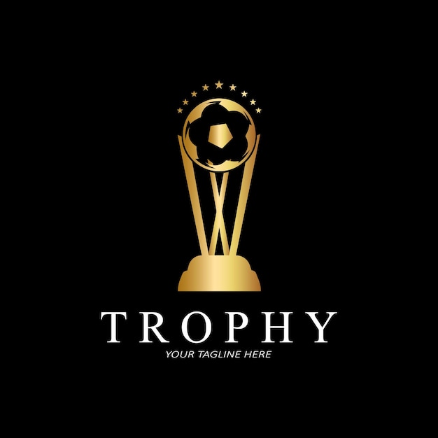 Overwinning trofee logo ontwerp wedstrijd award pictogram vector