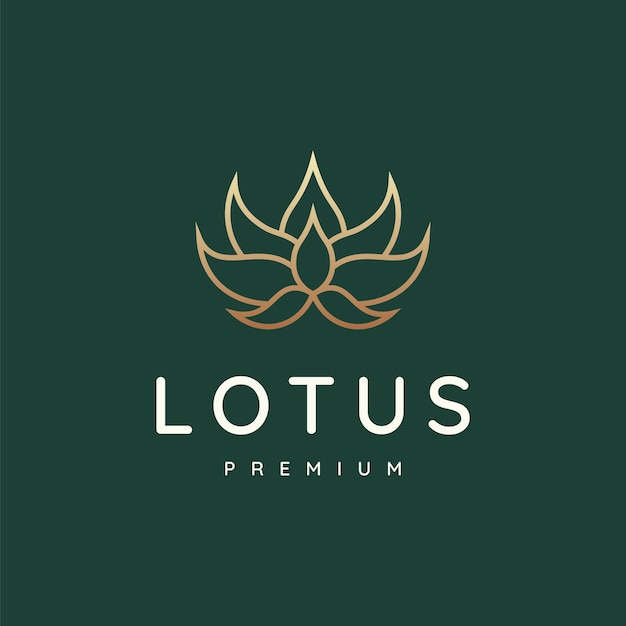 Overzicht lotus logo-ontwerp