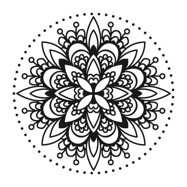 Vector overzicht mandala