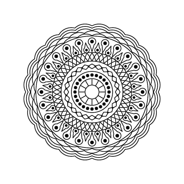 overzicht zwarte mandala