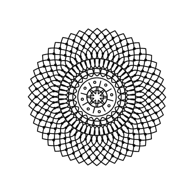 overzicht zwarte mandala