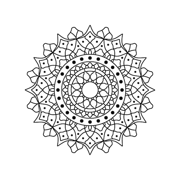 overzicht zwarte mandala