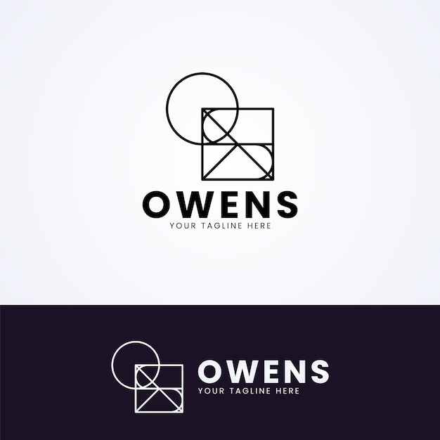 Owens logo monolinea design