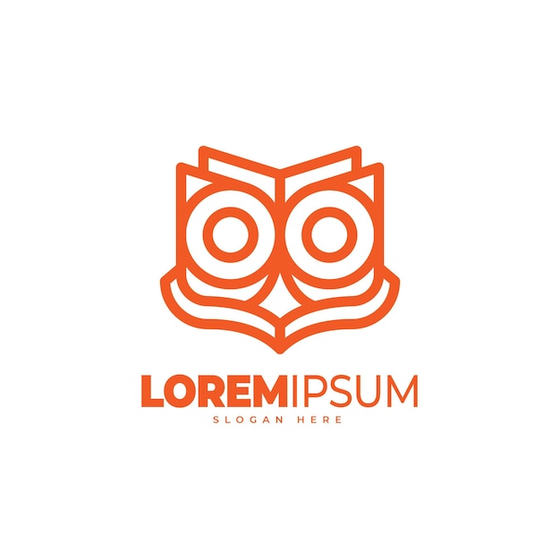 Owl academy logo template