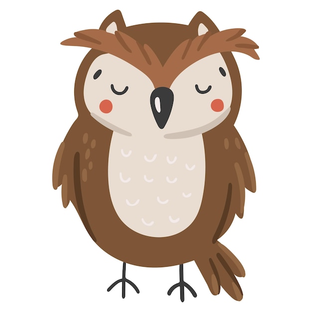 Vector owl animal vector
