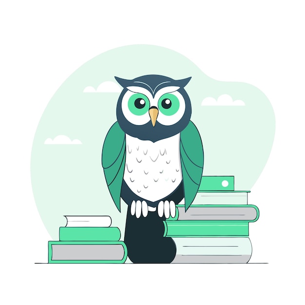 owl bird illustration