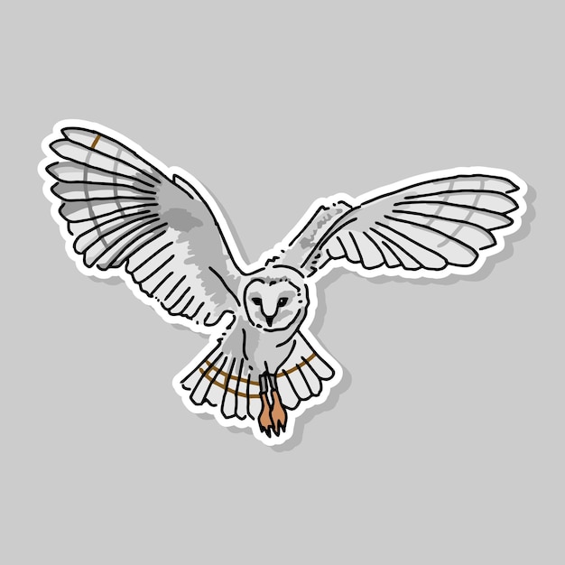 Owl cartoon design