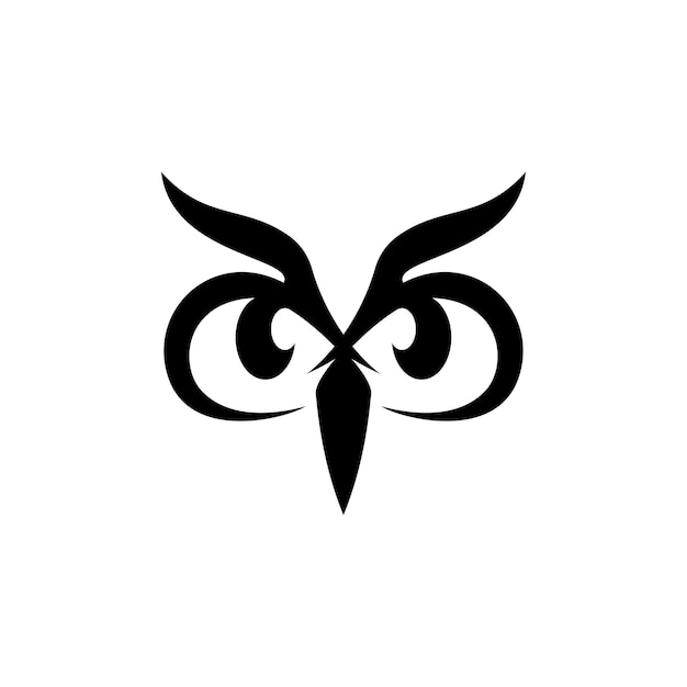 Owl Face Illustration