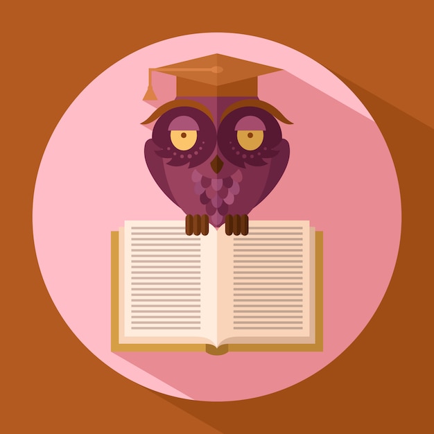 Premium Vector Owl In Graduation Cap