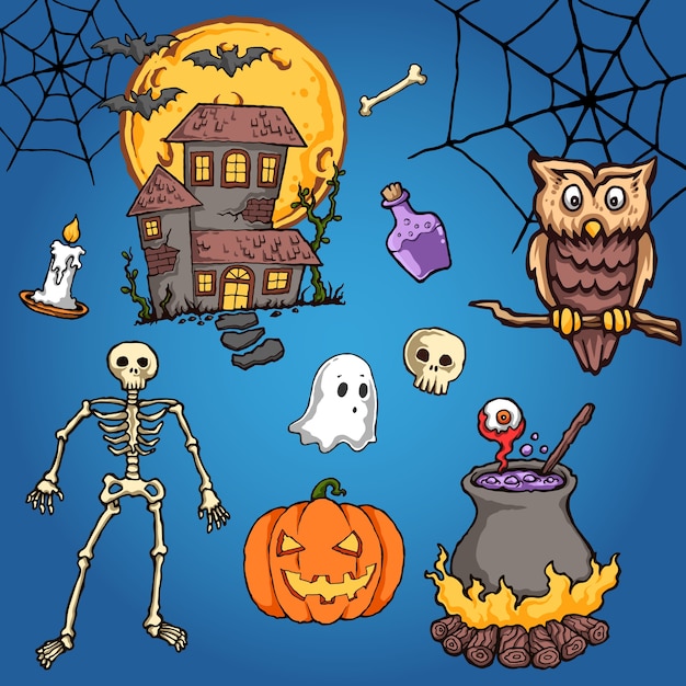 Owl halloween vector illustratie