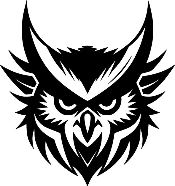 ベクトル owl high quality vector logo tshirtグラフィックに最適なベクトルイラスト