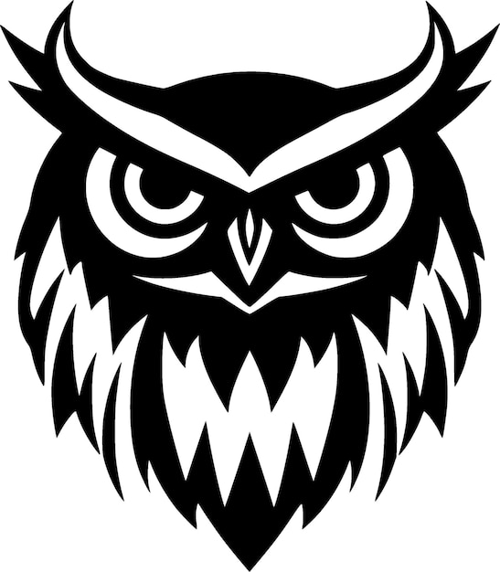 Owl high quality vector logo vector illustration ideal for tshirt graphic