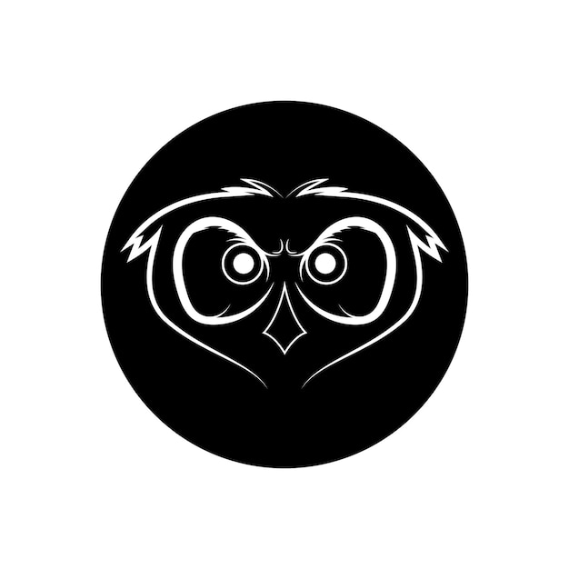 Vector owl icon vector illustration template design