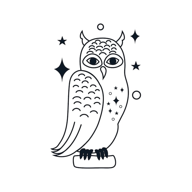 Vector owl icon