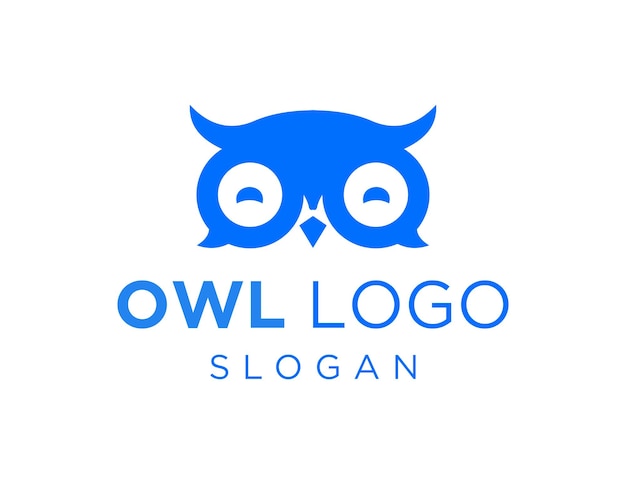 Owl logo design created using the Corel Draw 2018 application with a white background