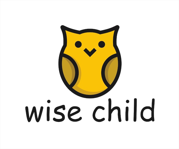 owl logo design vector illustration