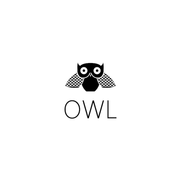 Owl logo graphic design concept