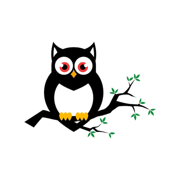 ベクトル owl logoストックイメージ