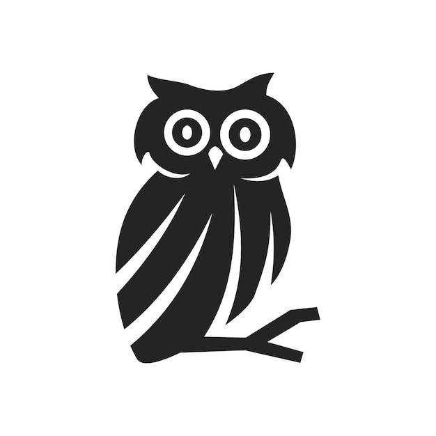 owl logo template Isolated Brand Identity Icon Abstract Vector graphic