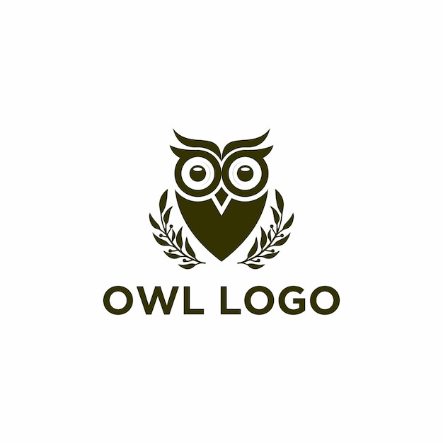 フクロウのロゴのテンプレートベクトル