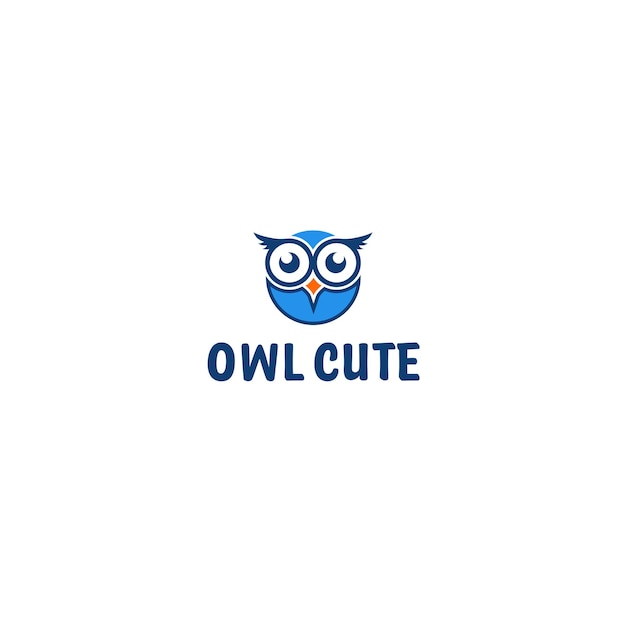 Vettore owl logo template