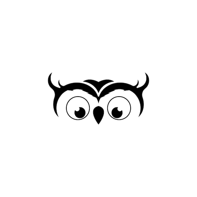 Owl logo and vector template