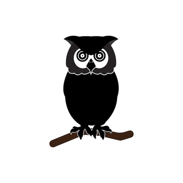 Vector owl logo