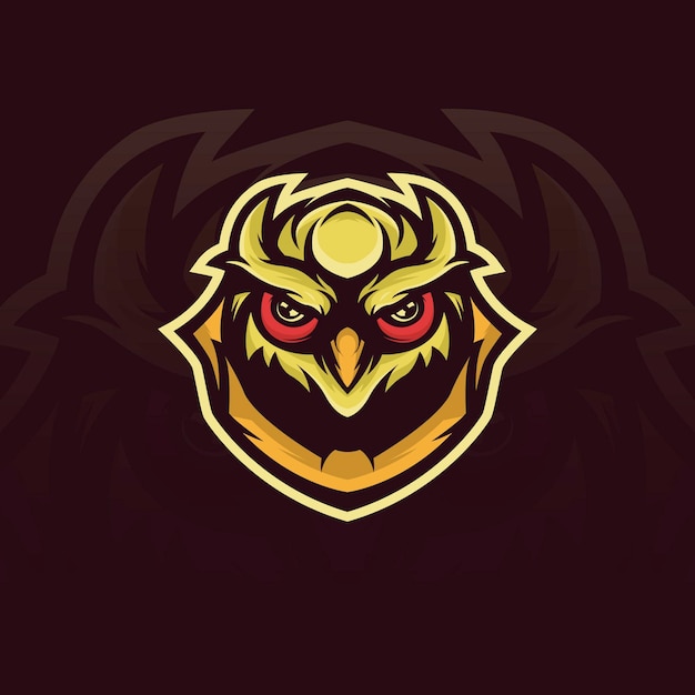 Vector owl mascot illustration