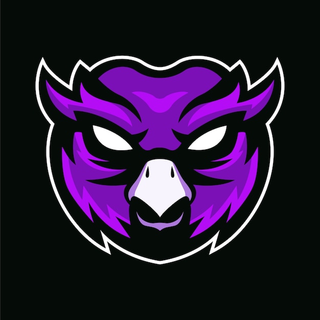 The owl mascot logo