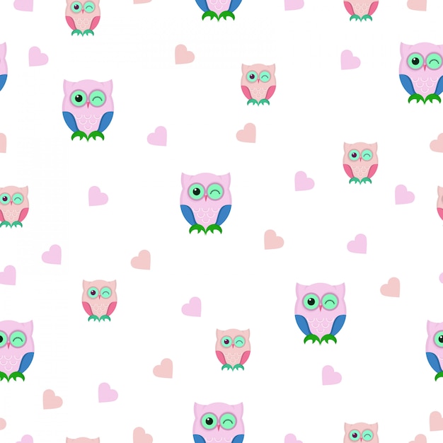 owl pattern animal design.