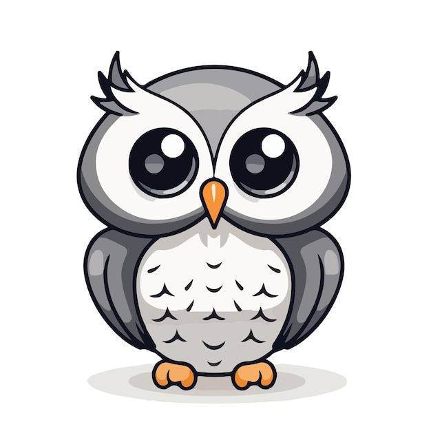 owl sketch vector