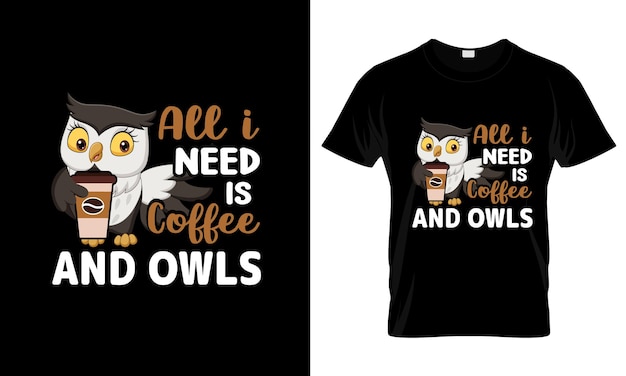 Owl Tshirt design