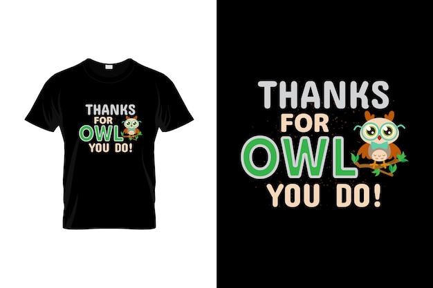 Owl Tshirt design