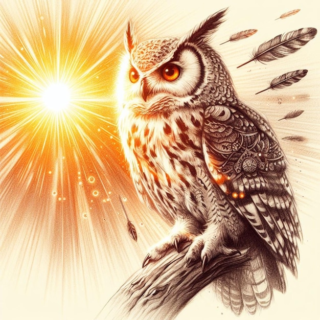 Vector owl vector illustration