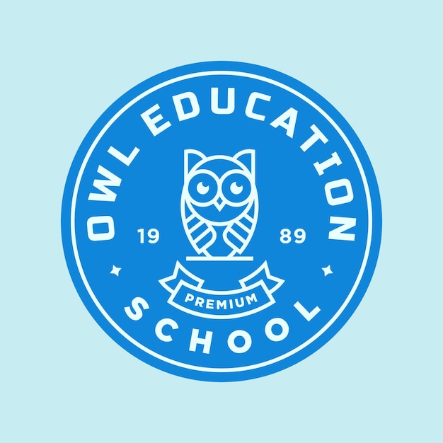  Owl vector logo illustration