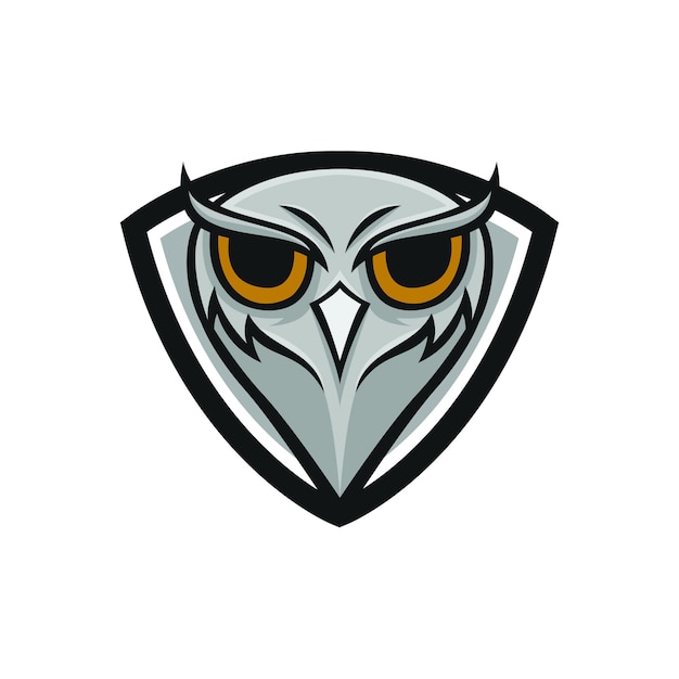 Owl vector mascot design 