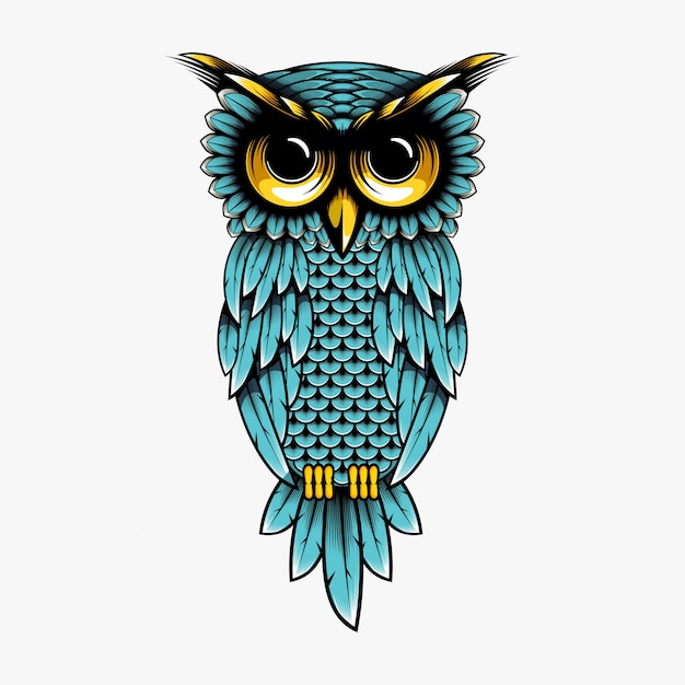 Owl vector ontwerp illustratie