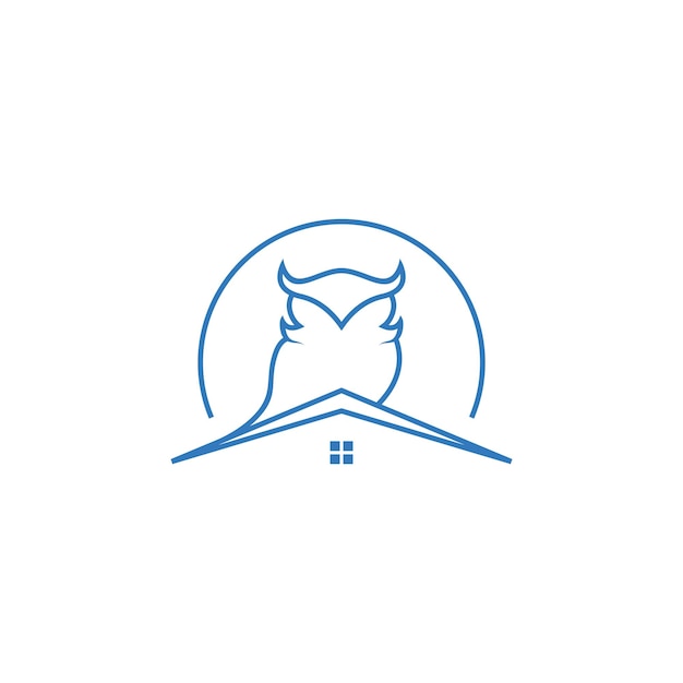 Owl With Real Estate Logo Design