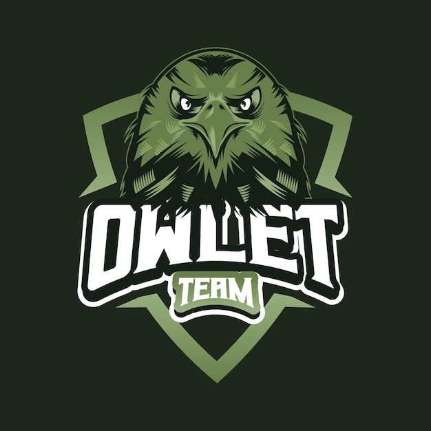 Owlet 마스코트 로고 디자인